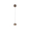 Paul Neuhaus lights Rings pendant light LED bronze, chrome, 1-light source, Remote control