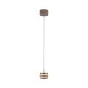Paul Neuhaus lights Rings pendant light LED bronze, chrome, 1-light source, Remote control