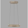 Paul Neuhaus lights E-Loop pendant light LED bronze, 2-light sources, Remote control