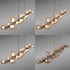 Paul Neuhaus lights E-Popup pendant light LED bronze, 18-light sources, Remote control