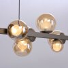 Paul Neuhaus lights E-Popup pendant light LED bronze, 18-light sources, Remote control