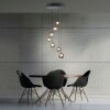 Paul Neuhaus lights Popup pendant light LED grey, 7-light sources, Remote control