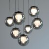 Paul Neuhaus lights Popup pendant light LED grey, 7-light sources, Remote control