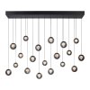 Paul Neuhaus lights Popup pendant light LED grey, 19-light sources, Remote control