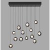 Paul Neuhaus lights Popup pendant light LED grey, 13-light sources, Remote control