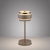 Paul Neuhaus lights Rings table lamp LED bronze, chrome, 1-light source
