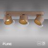 Paul Neuhaus lights Cup ceiling light LED bronze, 3-light sources