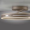 Paul Neuhaus lights Loop ceiling light LED bronze, 2-light sources, Remote control
