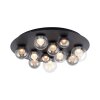 Paul Neuhaus lights Popup ceiling light LED grey, 11-light sources, Remote control