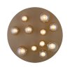 Paul Neuhaus lights Popup ceiling light LED bronze, 11-light sources, Remote control