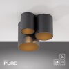 Paul Neuhaus lights Point ceiling light LED black, 1-light source