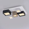 Paul Neuhaus lights Manhattan ceiling light LED grey, 1-light source, Remote control