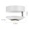 Paul Neuhaus lights Oculis ceiling light LED white, 1-light source