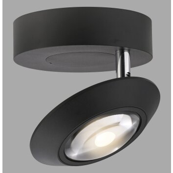Paul Neuhaus lights Oculis ceiling light LED black, 1-light source