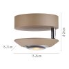 Paul Neuhaus lights Oculis ceiling light LED bronze, 1-light source