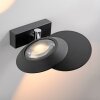 Paul Neuhaus lights Oculis wall light LED black, 2-light sources