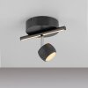 Leuchten Direkt lights JARIK ceiling light LED black, 2-light sources