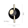 Leuchten Direkt lights JARIK ceiling light LED black, 2-light sources