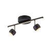 Leuchten Direkt lights JARIK ceiling light LED black, 3-light sources