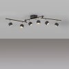 Leuchten Direkt lights JARIK ceiling light LED black, 7-light sources