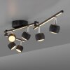 Leuchten Direkt lights JARIK ceiling light LED black, 7-light sources