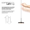 Leuchten Direkt lights PLATA pendant light LED black, 3-light sources