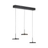 Leuchten Direkt lights PLATA pendant light LED black, 3-light sources