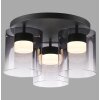 Leuchten Direkt lights ELIO ceiling light LED black, 3-light sources