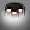 Leuchten Direkt lights ELIO ceiling light LED black, 3-light sources