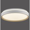 Leuchten Direkt lights MIO ceiling light LED sand-coloured, 1-light source, Remote control