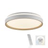 Leuchten Direkt lights MIO ceiling light LED sand-coloured, 1-light source, Remote control
