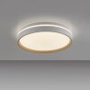 Leuchten Direkt lights MIO ceiling light LED sand-coloured, 1-light source, Remote control