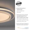 Leuchten Direkt lights LAGO ceiling light LED white, 1-light source, Remote control