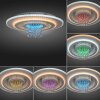 Leuchten Direkt lights TOLAGO ceiling light LED white, 2-light sources, Remote control, Colour changer