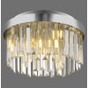 Leuchten Direkt lights KULUNKA chandelier LED silver, 4-light sources