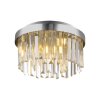 Leuchten Direkt lights KULUNKA chandelier LED silver, 4-light sources
