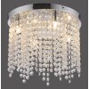 Leuchten Direkt lights KULUNKA chandelier LED silver, 4-light sources
