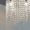 Leuchten Direkt lights KULUNKA chandelier LED silver, 4-light sources