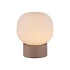 Leuchten Direkt lights NAMI table lamp LED sand-coloured, 1-light source