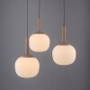 Leuchten Direkt lights NAMI pendant light LED sand-coloured, 3-light sources