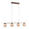 Leuchten Direkt lights NAMI pendant light LED sand-coloured, 4-light sources
