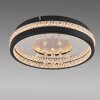 Leuchten Direkt lights HANNI ceiling light LED black, 1-light source