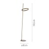 Leuchten Direkt lights RITUS floor lamp LED sand-coloured, 2-light sources