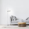 Leuchten Direkt lights RITUS floor lamp LED silver, 2-light sources