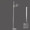Leuchten Direkt lights RITUS floor lamp LED silver, 2-light sources