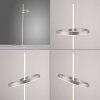 Leuchten Direkt lights RITUS floor lamp LED silver, 2-light sources