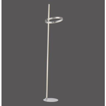 Leuchten Direkt lights RITUS floor lamp LED silver, 2-light sources