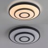 Leuchten Direkt lights TURANUS ceiling light LED black, 1-light source