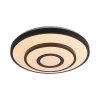 Leuchten Direkt lights TURANUS ceiling light LED black, 1-light source