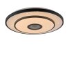 Leuchten Direkt lights TURANUS ceiling light LED black, 1-light source